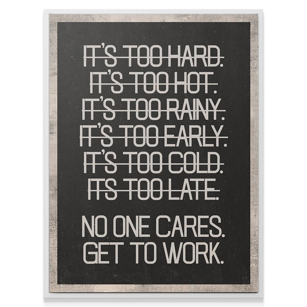 it's too list